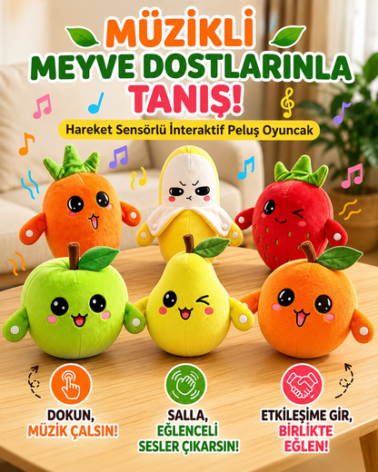 Müzik Notalı Meyveler