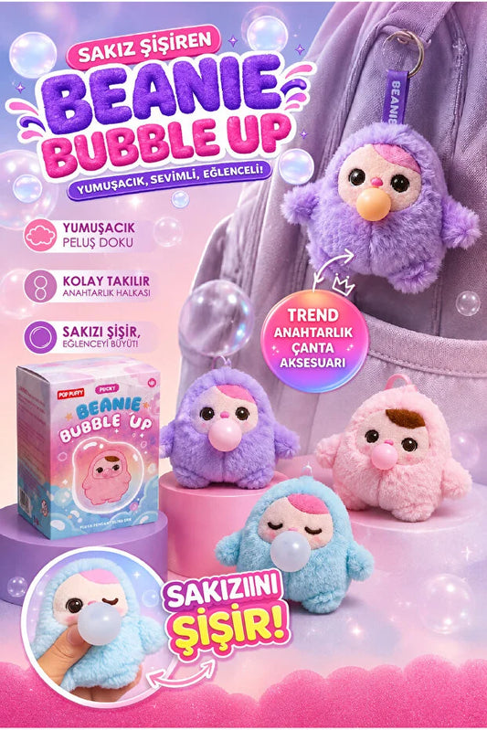 Beanie Bubble Up Peluş Anahtarlık Sürpriz Paketi